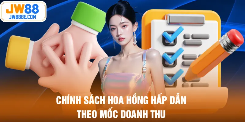 Chính sách hoa hồng hấp dẫn theo mốc doanh thu