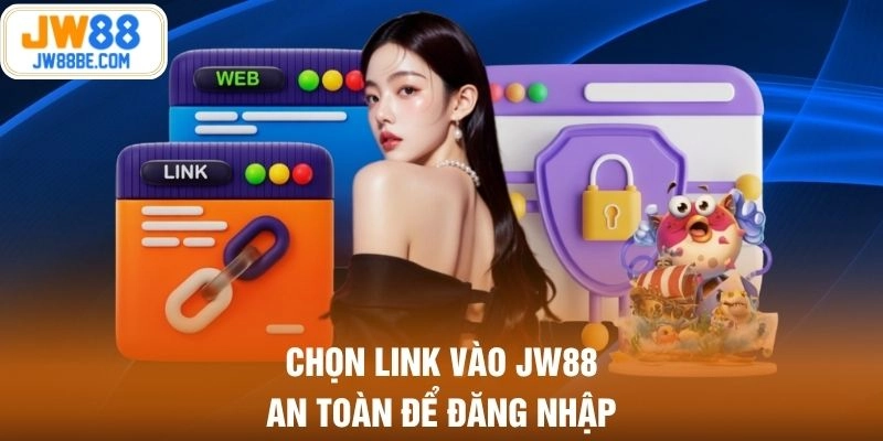 Chọn link vào JW88 an toàn để đăng nhập