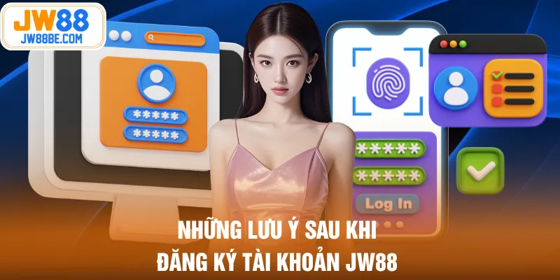 Những lưu ý sau khi đăng ký tài khoản JW88