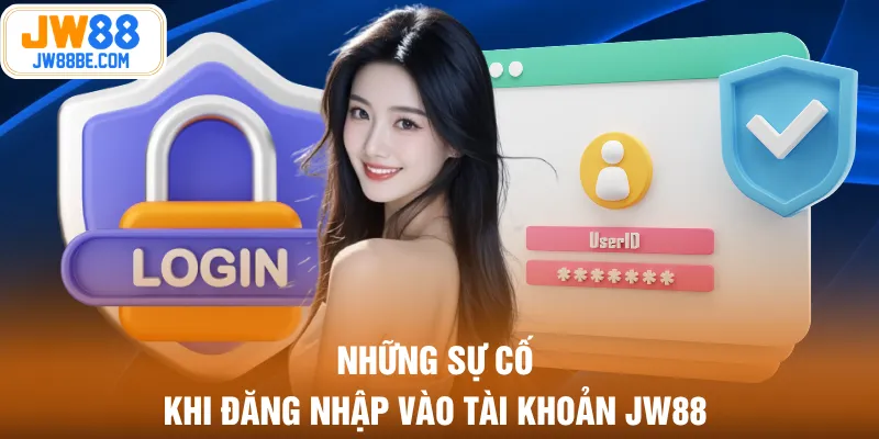 Những sự cố khi đăng nhập vào tài khoản JW88