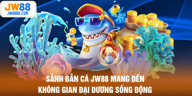 Sảnh bắn cá JW88 mang đến không gian đại dương sống động